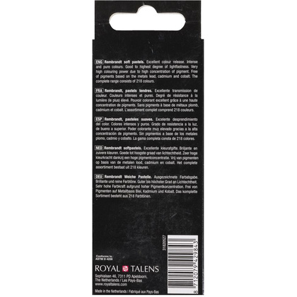 Набор мягкой пастели "Rembrandt Half Pastel", 5 цветов, охры - 4