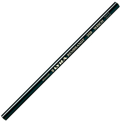 Уголь-карандаш "Rembrandt Carbon", твердый, Н, черный