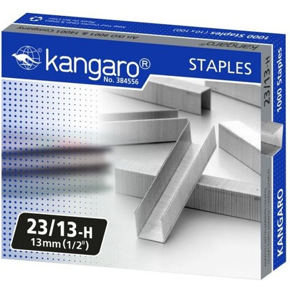 Скобы "Kangaro", 23/15, 1000 шт, металлик - 4