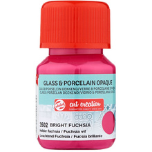 Краски декоративные "GLASS&PORCELAIN OPAQUE", 30 мл, 3502 фуксия