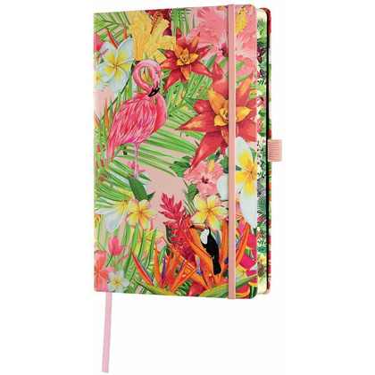 Блокнот "Eden Flamingo", А5, 96 листов, линейка, разноцветный - 2