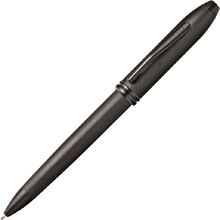 Ручка шариковая Cross "Townsend Black Micro Knurl", 0.7 мм, черный, стерж. черный
