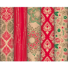 Бумага декоративная в рулоне "Authentic christmas", 2x0.7 м, 70 г/м2, ассорти