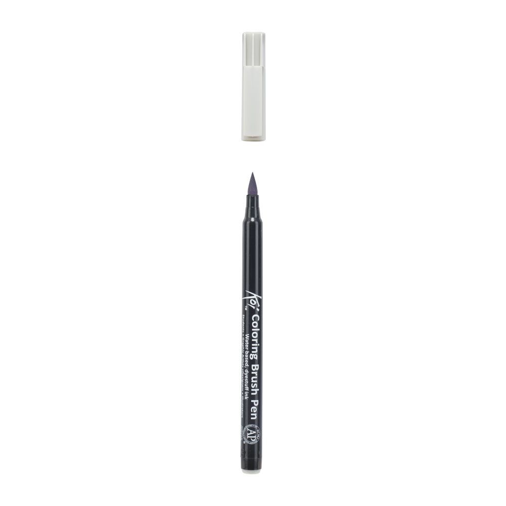 Маркер акварельный "Koi Color Brush", теплый светло-серый - 3