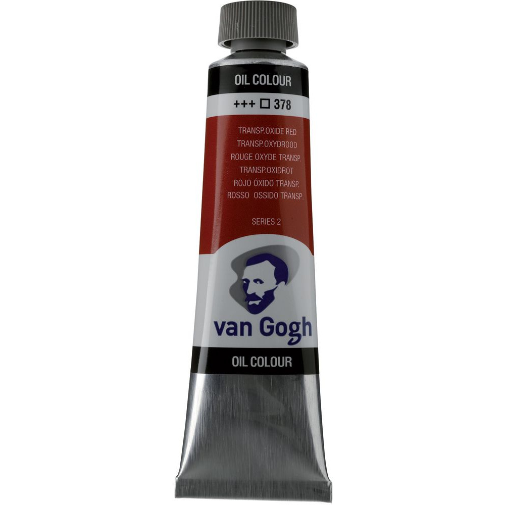 Краски масляные "Van Gogh", 378 красный оксид, 40 мл, туба