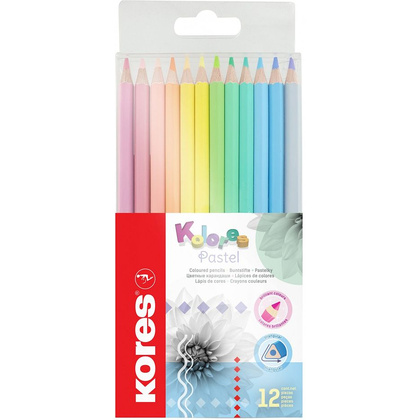 Цветные карандаши "Kolores Pastel", 12 цветов