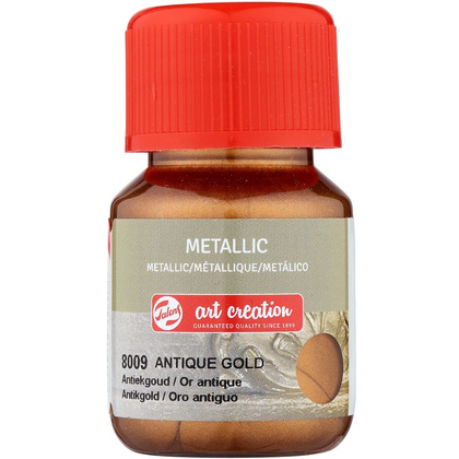Краска декоративная "METALLIC", 30 мл, 8009 античное золото