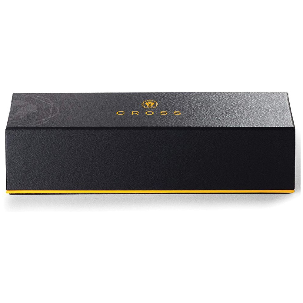 Ручка перьевая "Cross Classic Century Black Lacquer", M, черный, серебристый, патрон черный - 4