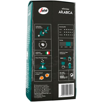 Кофе "Segafredo" Selezione Arabica, зерновой, 1000 г - 2
