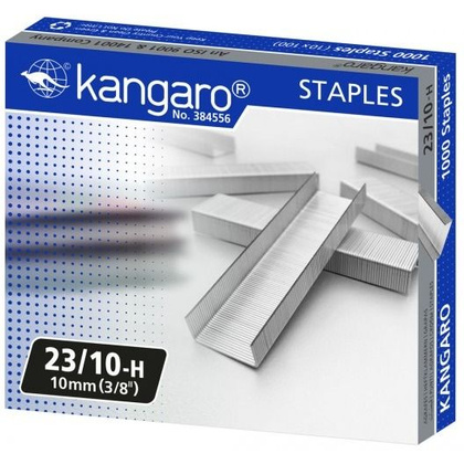Скобы "Kangaro", 23/15, 1000 шт, металлик - 3