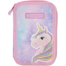 Пенал "Fairy unicorn", 2 отделения, розовый