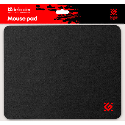 Коврик для мыши "Defender Black", 250x200x3 мм - 3