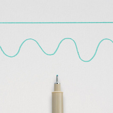 Ручка капиллярная "Pigma Micron", 0.5 мм, зелёный