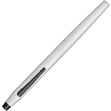Ручка перьевая "Cross Classic Century Brushed Chrome", M, серебристый, черный, патрон черный