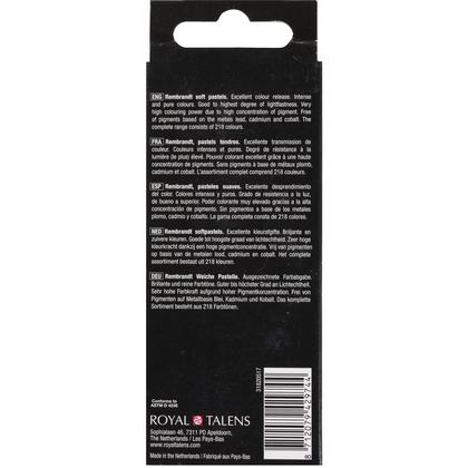 Набор мягкой пастели "Rembrandt Half Pastel", 5 цветов, теплые желтые - 4