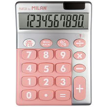 Калькулятор "10-digit. Silver", розовый
