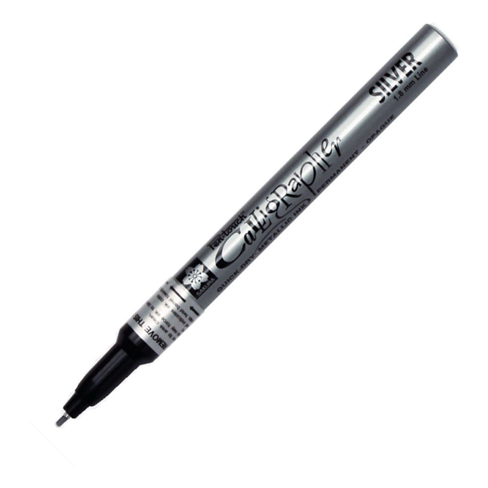 Маркер для каллиграфии "Pen-Touch", серебряный