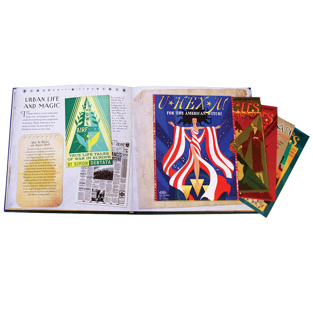 Книга на английском языке "Fantastic Beasts and Where to Find Them. Newt Scamander: A Movie Scrapbook", Illustr. - 3