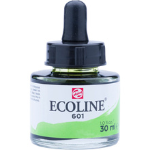 Жидкая акварель "ECOLINE", 601 зелёный светлый, 30 мл