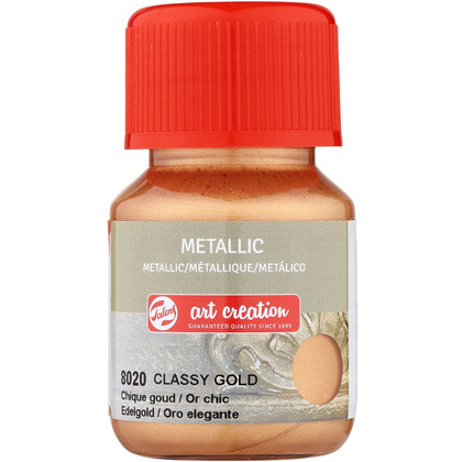 Краска декоративная "METALLIC", 30 мл, 8020 золотистый
