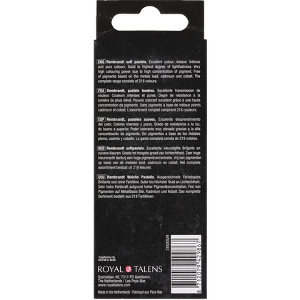 Набор мягкой пастели "Rembrandt Half Pastel", 5 цветов, красные земли - 4