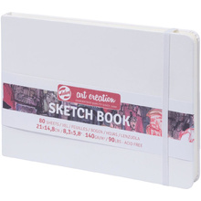 Скетчбук "ArtCreation", 14,8x21 см, 140 г/м2, 80 листов, белый