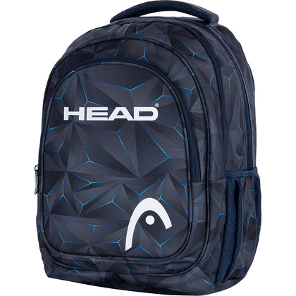 Рюкзак молодежный "Head 3D blue", чёрный - 3