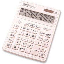 Калькулятор настольный CITIZEN "SDC-444X", 12-разрядный, белый