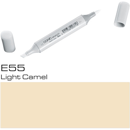 Маркер перманентный "Copic Sketch", E-55 светлая карамель