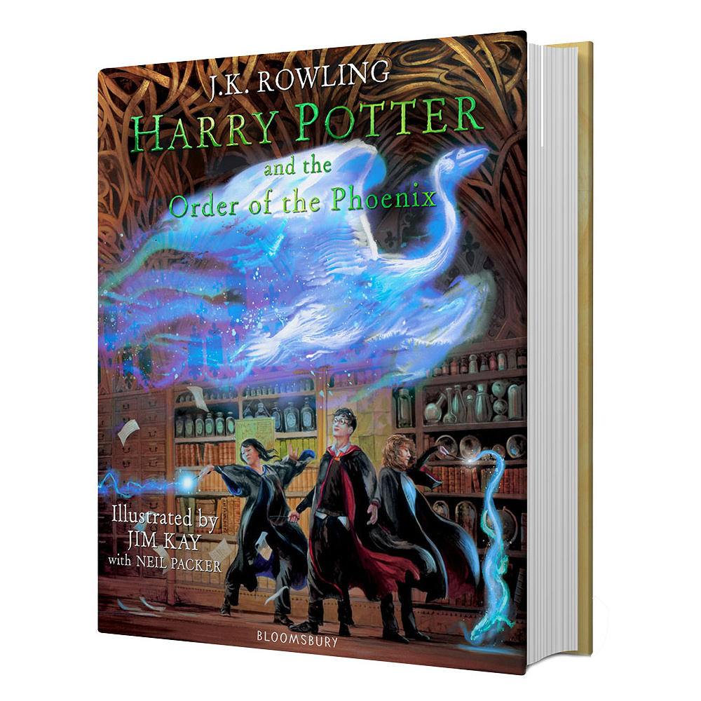 Книга на английском языке "Harry Potter and the Order of the Phoenix", J.K. Rowling, Jim Kay - 2
