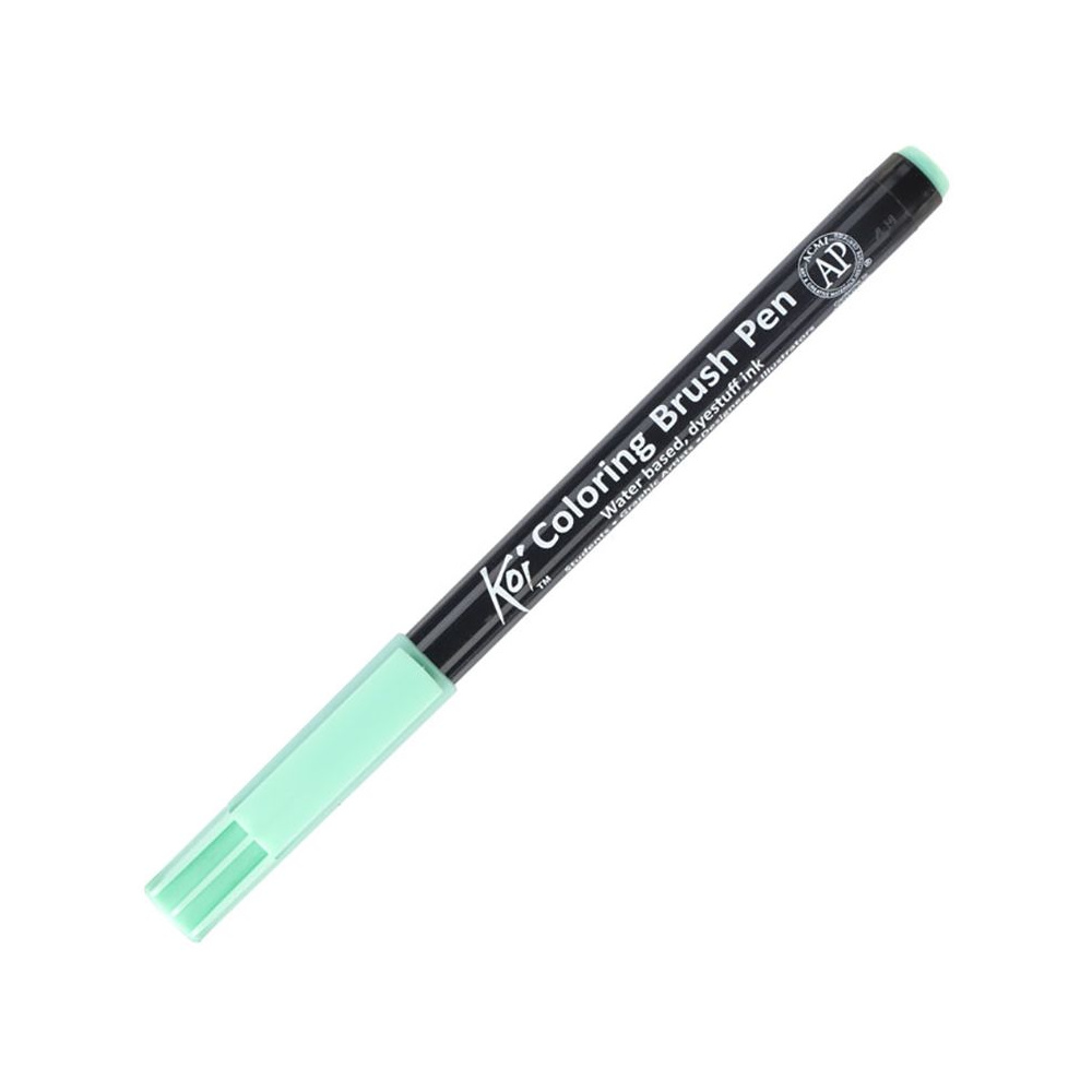 Маркер акварельный "Koi Color Brush", ярко-зеленый