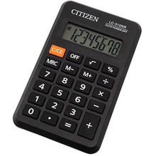 Калькулятор карманный Citizen "LC-310NR", 8-разрядный, черный
