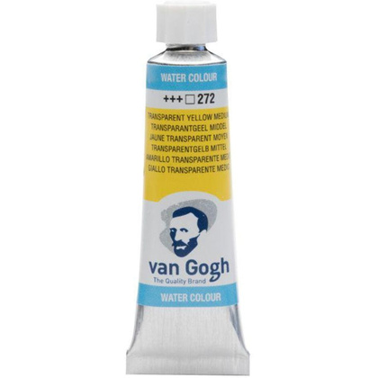 Краски акварельные "Van Gogh", 272 желтый средний прозрачный, 10 мл