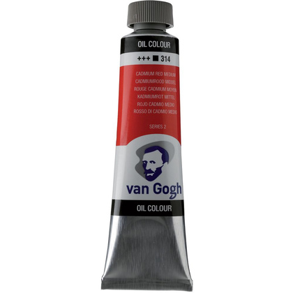 Краски масляные "Van Gogh", 314 кадмий красный средний, 40 мл, туба