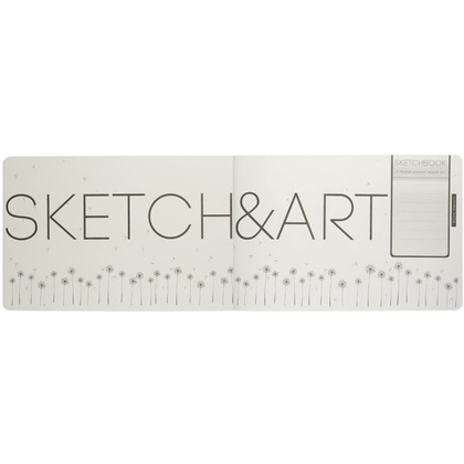 Скетчбук "Sketch&Art. Horizont", 21x14 см, 200 г/м2, 48 листов, серый - 5