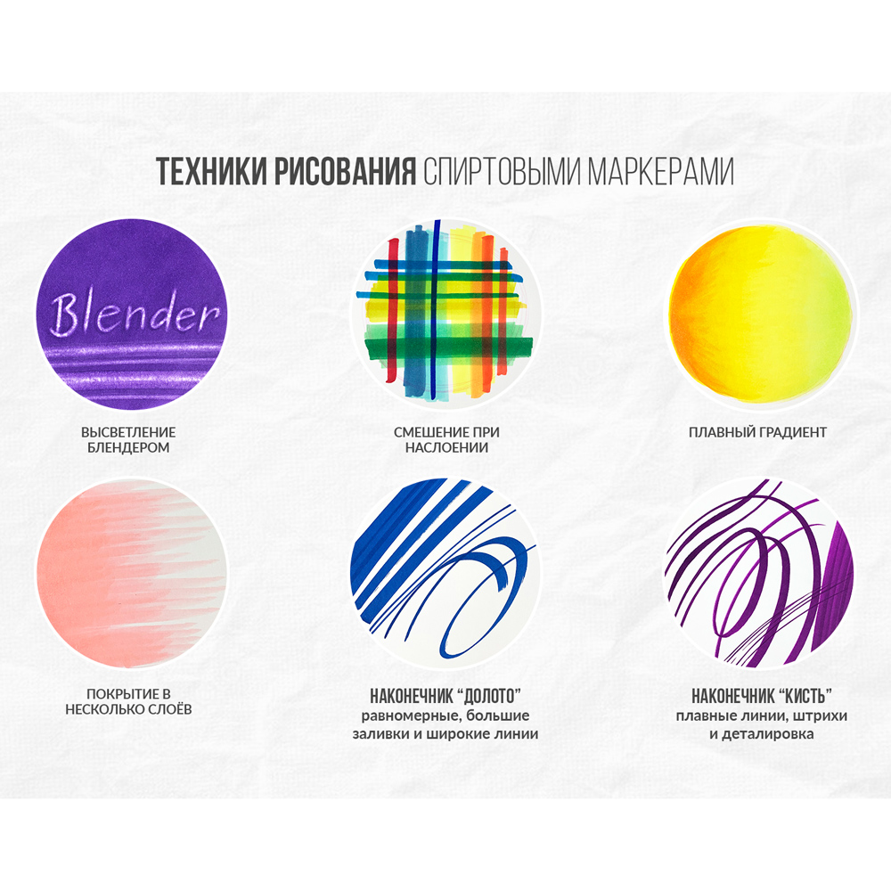 Маркер перманентный двусторонний "Sketchmarker Brush", O61 денежный - 6