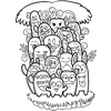 Раскраска "Вампиры и их монструозные друзья", Матильда Андерсен - 5