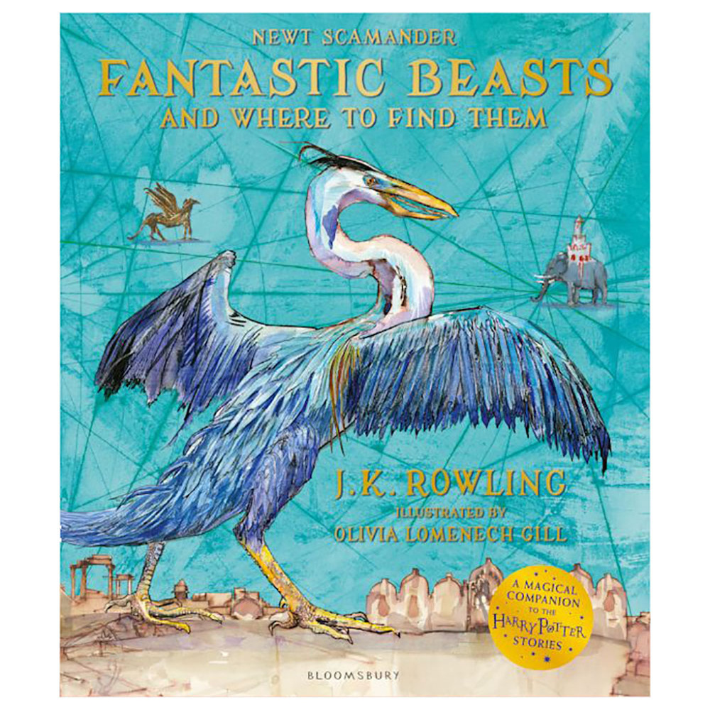 Книга на английском языке "Fantastic Beasts and Where to Find Them", J.K. Rowling, Olivia Lomenech Gill