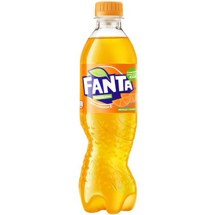 Напиток "Fanta", вкус апельсина, 0.5 л
