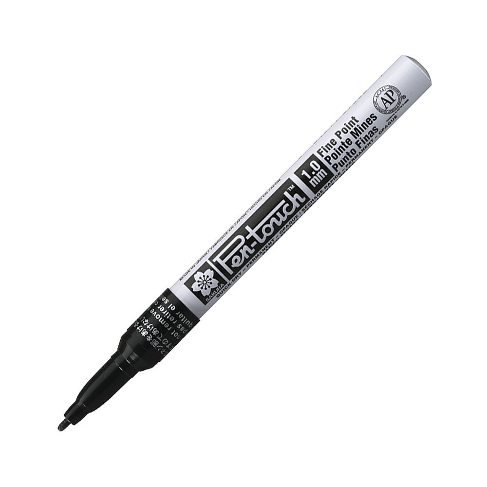 Маркер перманентный "Pen-Touch", F, черный