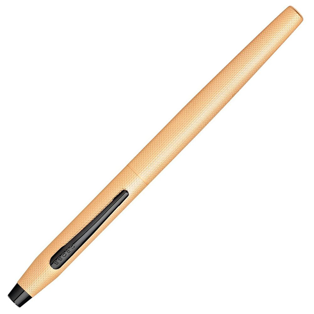 Ручка перьевая "Cross Classic Century Brushed Rose-Gold PVD", M, розовое золото, черный, патрон черный - 2