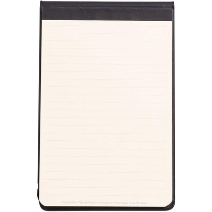 Блокнот "Rhodiarama Webnotepad" на резинке, A5, 96 листов, линейка, черный - 2