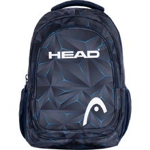 Рюкзак молодежный "Head 3D blue", чёрный