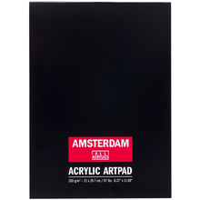 Скетчбук "Amsterdam Acrylic Artpad", A4, 200 г/м2, 30 листов, черный