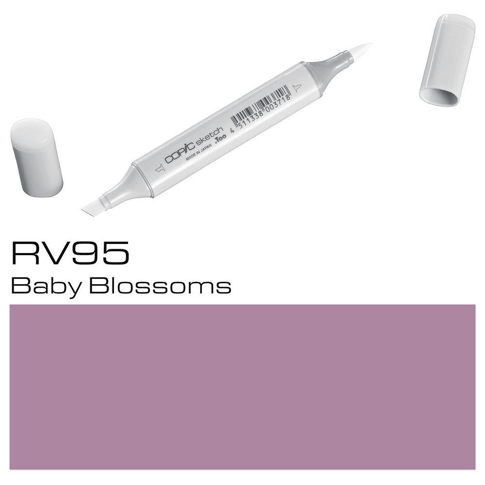 Маркер перманентный "Copic Sketch", RV-95 детские цветы