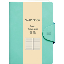 Блокнот "Snap book. No 2", A4, 80 листов, линейка, мятный