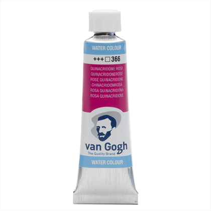Краски акварельные "Van Gogh", 366 квинакридон розовый, 10 мл, туба