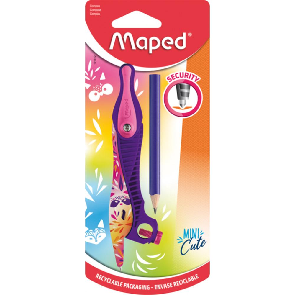 Циркуль "Compass holder Kidz mini cute" блистер, 2 предмета