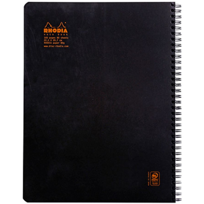 Блокнот "Rhodia", А4+, 80 листов, клетка, черный - 3