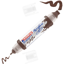 Маркер акриловый "Edding 3D Double Liner", шоколад